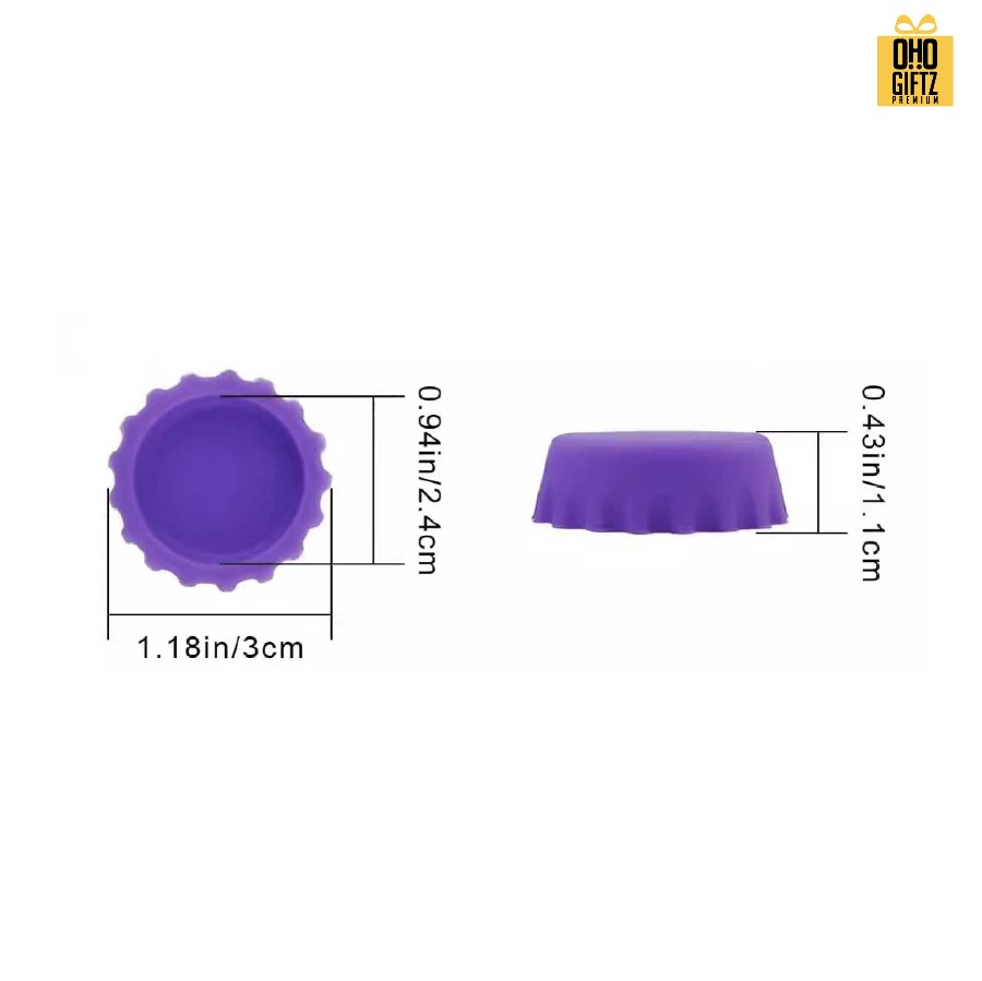 ฝาซิลิโคนปิดขวดเบียร์ สกรีนโลโก้ ทำเป็นของพรีเมี่ยม ของชำร่วยได้