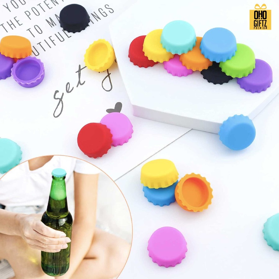 ฝาซิลิโคนปิดขวดเบียร์ สกรีนโลโก้ ทำเป็นของพรีเมี่ยม ของชำร่วยได้