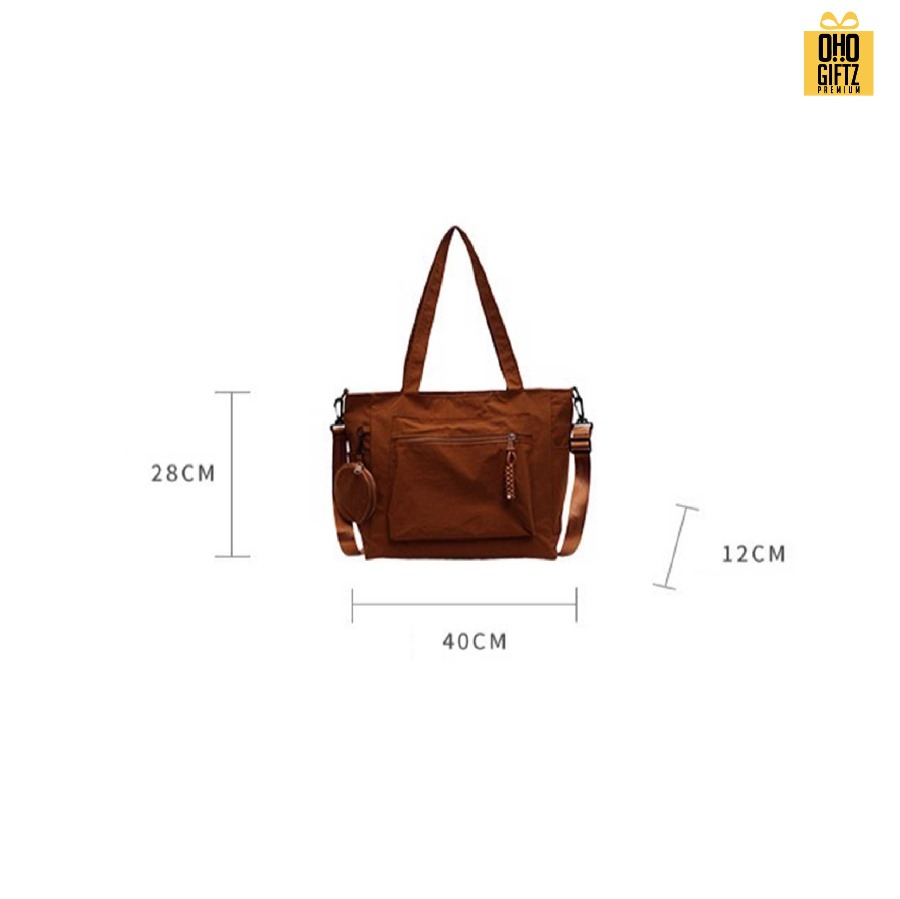 กระเป๋าแคนวาสสะพายข้าง สกรีนโลโก้ ทำเป็นของพรีเมี่ยมได้