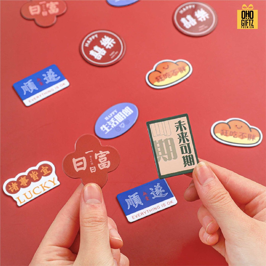 แม่เหล็กติดตู้เย็นเคลือบเรซิ่น พิมพ์ภาพและปรับขนาดได้ตามต้องการ สกรีนโลโก้ ทำเป็นของพรีเมี่ยมได้