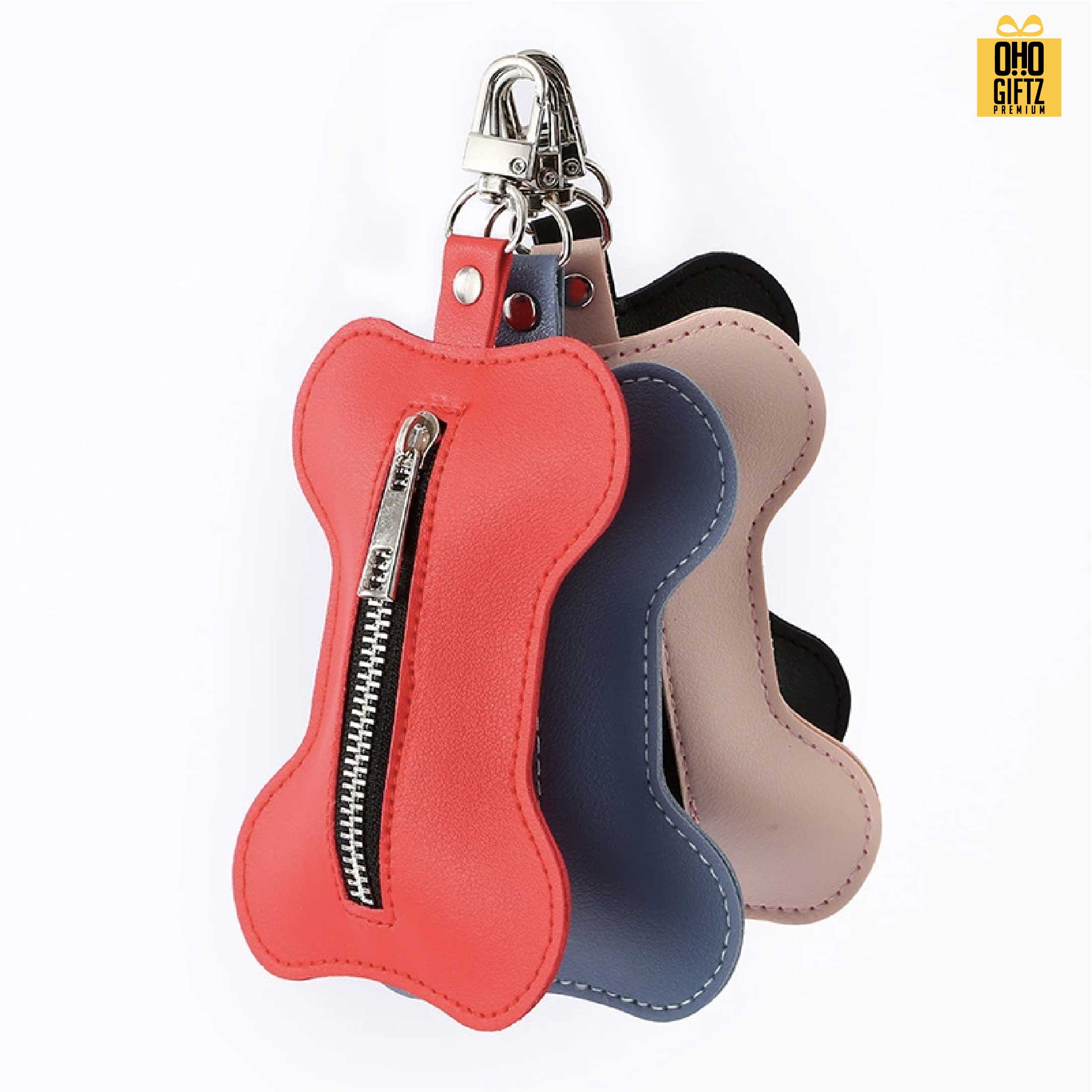 ซองหนัง PU กระดูก ใส่ถุงเก็บมูลสัตว์ สกรีนโลโก้ ทำเป็นของพรีเมี่ยม