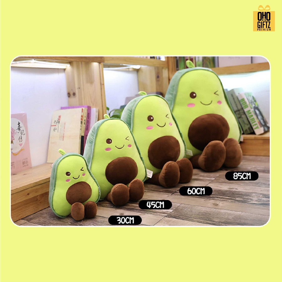 หมอนตุ๊กตาอะโวคาโด สกรีนโลโก้ ทำเป็นของพรีเมี่ยมได้ 
