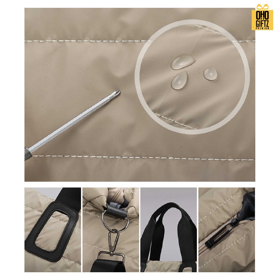 กระเป๋า Puffy ขนาดใหญ่ สกรีนโลโก้ ทำเป็นของพรีเมี่ยมได้