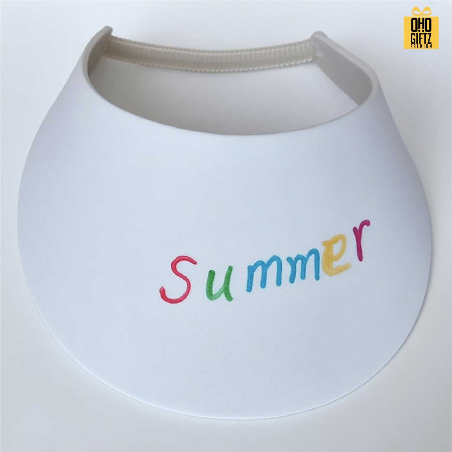 หมวกโฟมกันแดด รับผลิตสกรีนโลโก้ ทำเป็นของพรีเมี่ยม ของที่ระลึกได้