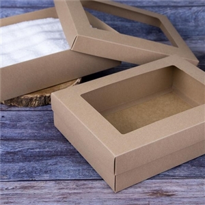 [1404001] กล่องใส่ของชำร่วย กล่องใส่สินค้า บรรจุภัณฑ์ กล่องใส่ผ้าขนหนูคราฟ ไซส์ S