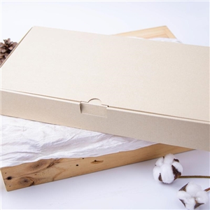 [2401073] กล่องใส่อาหาร กล่องใส่สินค้า บรรจุภัณฑ์ กล่องลูกฟูกพรีเมี่ยม 20x39x6 ซม.
