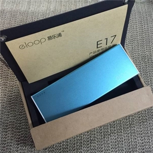 รับสกรีน แบตสำรอง รับสกรีน powerbank 11000mAh Eloop รุ่น E17