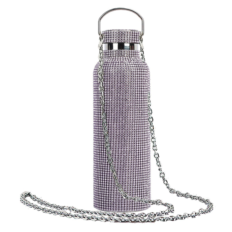 ของพรีเมี่ยมแก้วแต่งเพชร แก้วกระติกน้ำ สเตนเลส ประดับเพชร กระบอกน้ำ แก้วติดเพชร งานฝีมือ DIYแก้วเก็บความร้อน-เย็น สแตนเลส 304