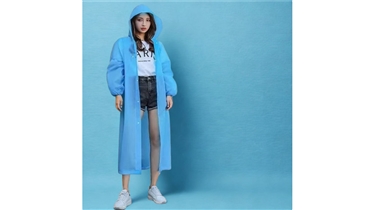 เสื้อกันฝนแบบตัวยาว เนื้อหนา ใส่ได้ทั้งชายหญิง