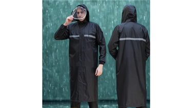 เสื้อกันฝนตัวยาว สวมใส่คล่องตัว กันน้ำได้ดี