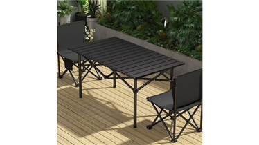 ชุดโต๊ะและเก้าอี้พับได้ พร้อมใช้งานในทุกกิจกรรมกลางแจ้ง