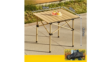 โต๊ะพับอลูมิเนียม น้ำหนักเบา พกพาง่าย ใช้งานได้ทุกสถานที่