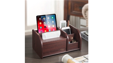 กล่องไม้เอนกประสงค์ จัดระเบียบทุกมุมโต๊ะได้อย่างลงตัว