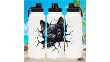 กระบอกน้ำเก็บอุณหภูมิพร้อมลายแมวสุดน่ารัก