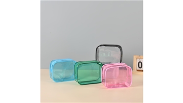 กระเป๋าจัดระเบียบพลาสติกใส มองหาของง่าย กันน้ำ พกพาสะดวก