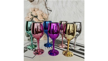 แก้วไวน์สแตนเลสเคลือบสีเมทัลลิก สวยโดดเด่นทุกงานสังสรรค์