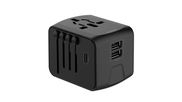 อะแดปเตอร์หัวปลั๊กไฟพกพา รองรับหลายประเทศในตัวเดียว