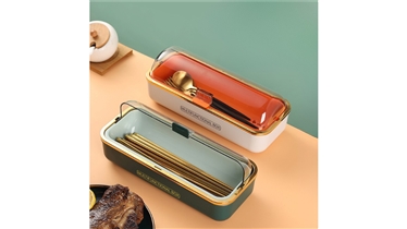 กล่องเก็บช้อนส้อมฝาใสดีไซน์สวย