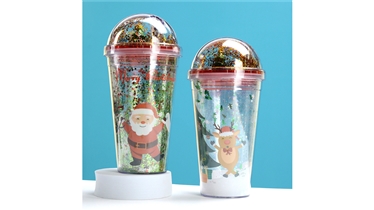 แก้วน้ำคริสต์มาสสุดน่ารัก