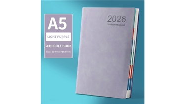 สมุดบันทึกและวางแผนรายวันดีไซน์เรียบง่าย