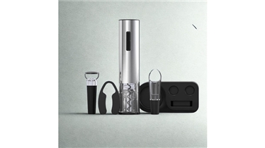 ชุดอุปกรณ์เปิดไวน์ไฟฟ้าแบบครบเซต ใช้งานง่ายในทุกขั้นตอน