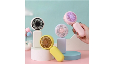 พัดลมมือถือดีไซน์น่ารัก พกพาสะดวกทุกที่