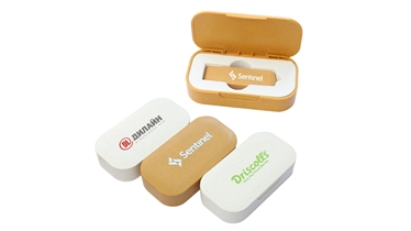 แฟลชไดรฟ์รักษ์โลกในกล่องดีไซน์เฉพาะ ของพรีเมี่ยมสำหรับองค์กร