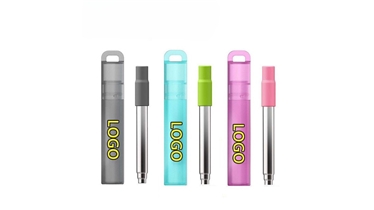 หลอดสแตนเลสยืดหดได้ พกพาง่าย พร้อมใช้ทุกที่ทุกเวลา