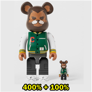 BE@RBRICK Carnival Lion Letterman 100% & 400% (TC)