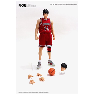 FIGUREborn - SOMEBODY Toys - 1/9 SD03 Mitsui Hisashi (14) Diecast Basketball Player Series - Slam Dunk (TC)