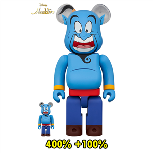 BE@RBRICK GENIE 100% & 400%  from Aladdin (TC)