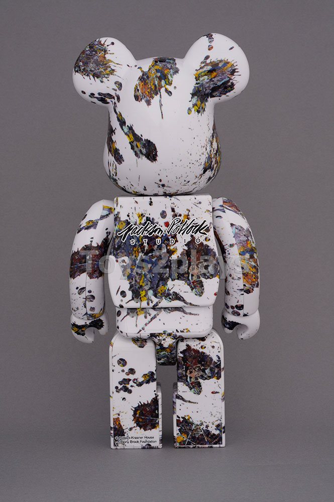 Bearbrick Jackson Pollock Studio (SPLASH) 1000% สินค้าตัวโชว์