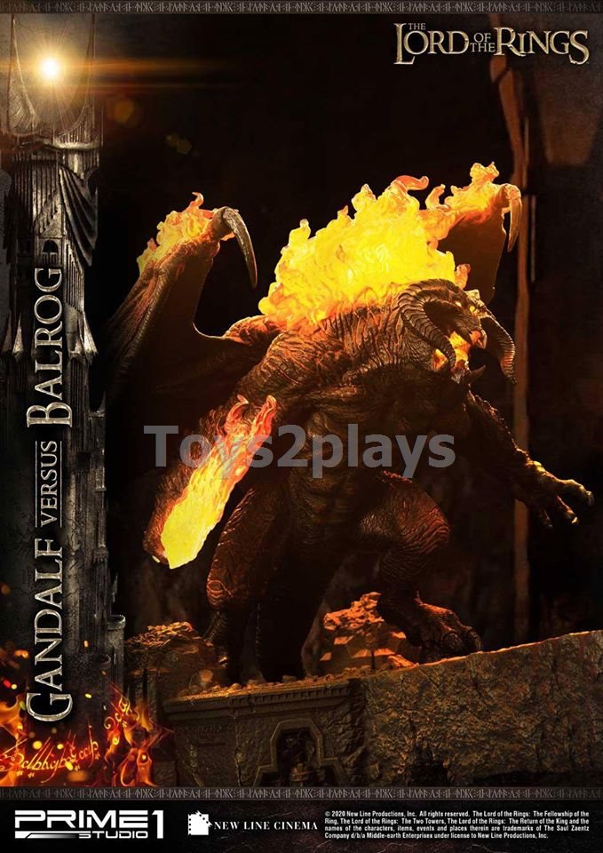 Prime 1 Studio PMLOTR-02 The Lord of the Rings Gandalf vs Balrog