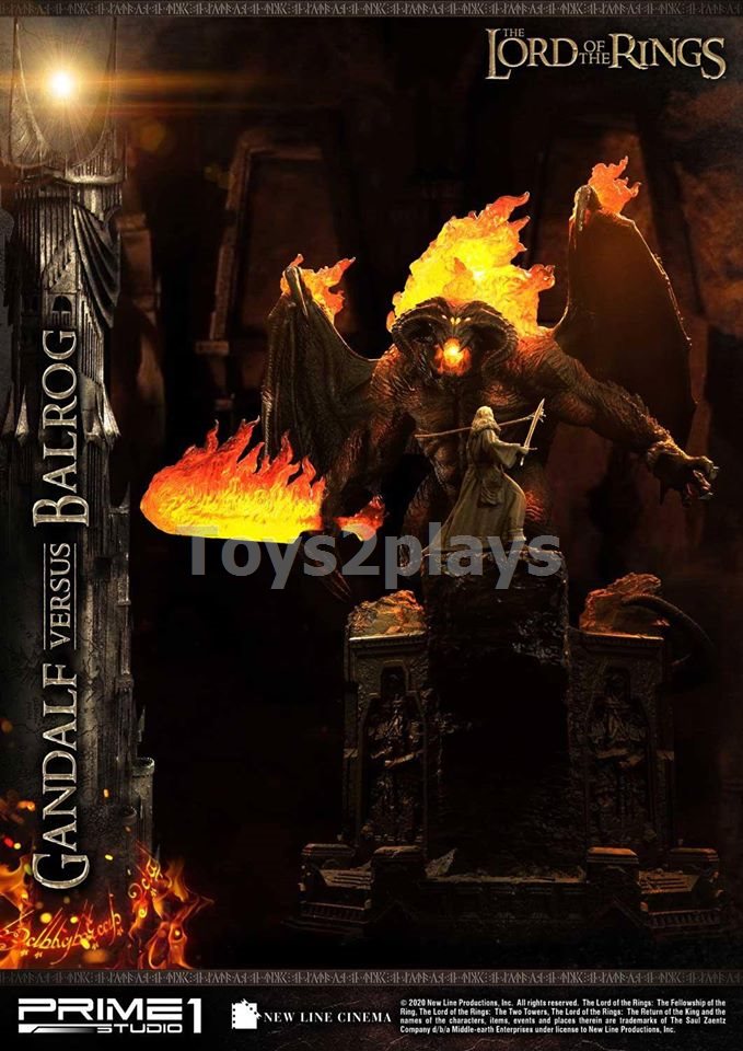 Prime 1 Studio PMLOTR-02 The Lord of the Rings Gandalf vs Balrog