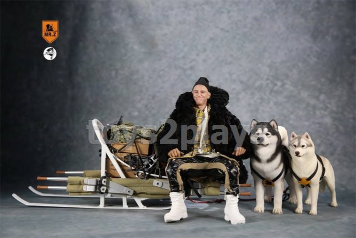 Mr.Z MRZ032-AM002 Alaskan Malamute Red Brown and White 
