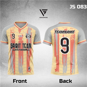 [vksport] เสื้อฟุตบอลพิมพ์ลาย คอวี เสื้อวิ่ง เสื้อพิมพ์ลาย รับผลิตเสื้อยูนิฟอร์ม เสื้อทีม เสื้อกิจกรรม