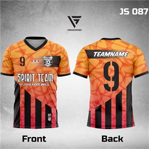 [vksport] เสื้อฟุตบอลพิมพ์ลาย คอวี เสื้อวิ่ง เสื้อพิมพ์ลาย รับผลิตเสื้อยูนิฟอร์ม เสื้อทีม เสื้อกิจกรรม