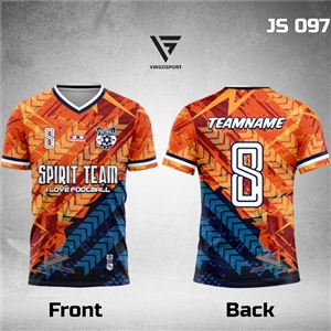 [vksport] เสื้อฟุตบอลพิมพ์ลาย คอวี เสื้อวิ่ง เสื้อพิมพ์ลาย รับผลิตเสื้อยูนิฟอร์ม เสื้อทีม เสื้อกิจกรรม