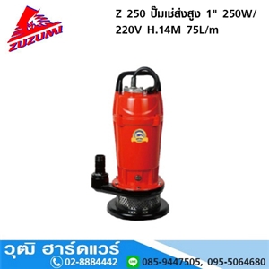 [Z-250-ZUZUMI] ZUZUMI Z 250 ปั๊มเช่ส่งสูง 1 250W/220V H.14M 75L/m