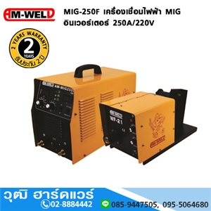 [MIG-250F-AM] AM-WELD MIG-250F เครื่องเชื่อมไฟฟ้า MIG อินเวอร์เตอร์ 250A/220V